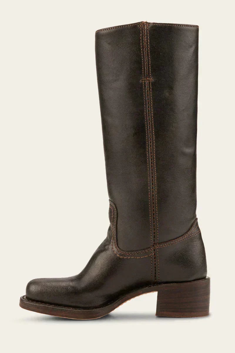 Mid-Calf Block-Heel Boots for Women