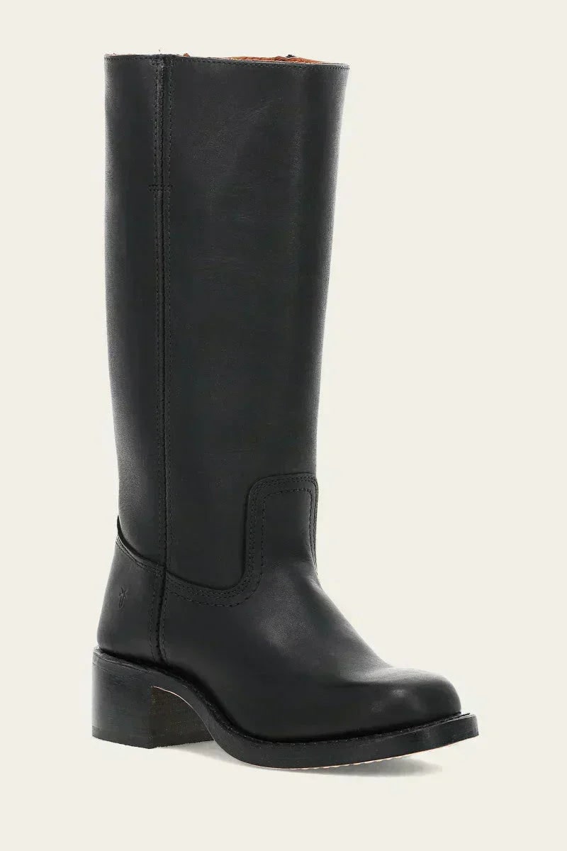 Mid-Calf Block-Heel Boots for Women