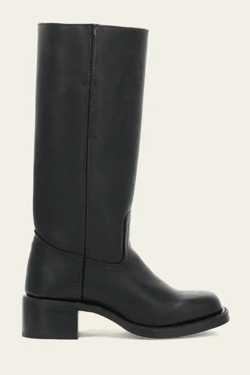 Mid-Calf Block-Heel Boots for Women