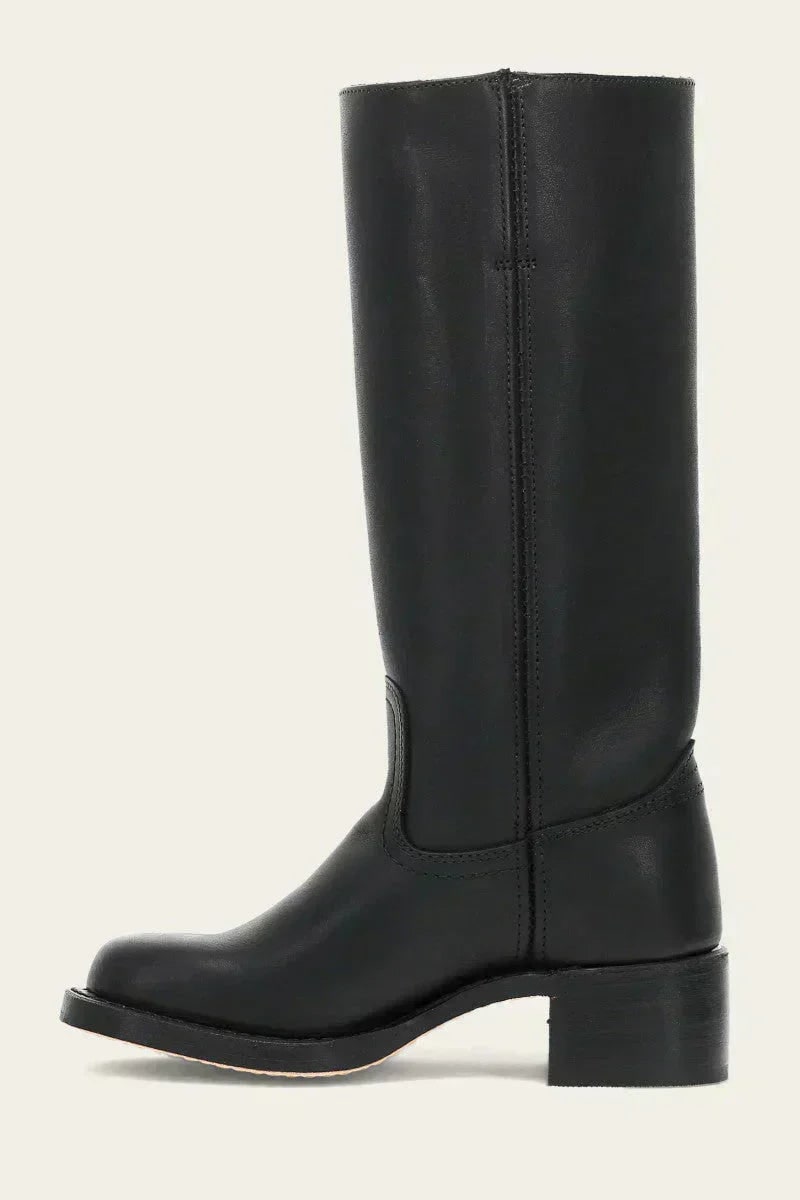 Mid-Calf Block-Heel Boots for Women