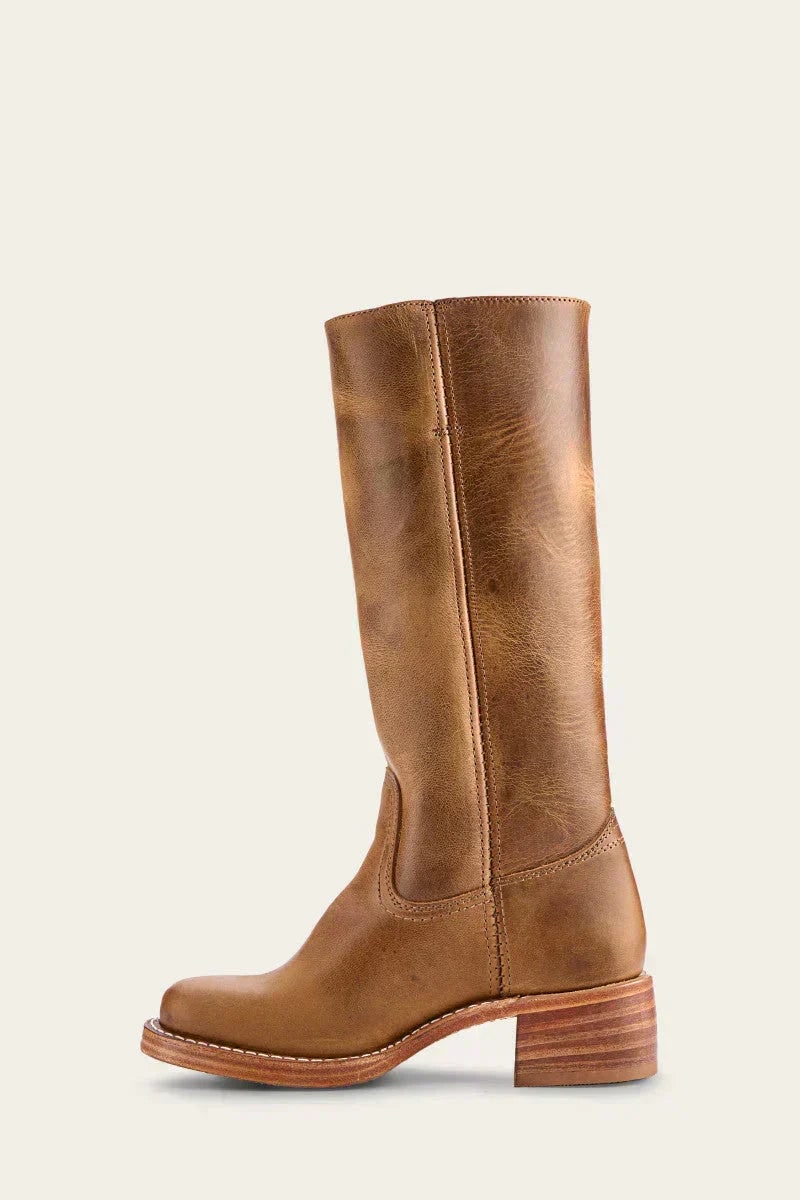 Mid-Calf Block-Heel Boots for Women