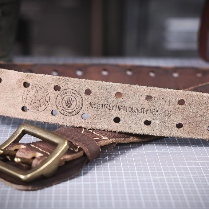 Oldtown Italian Leather Belt for Men