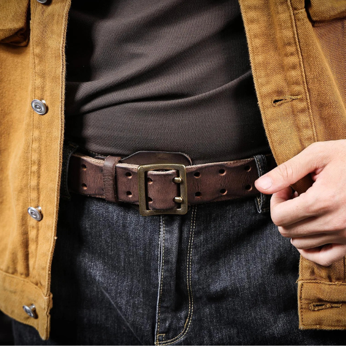 Oldtown Italian Leather Belt for Men
