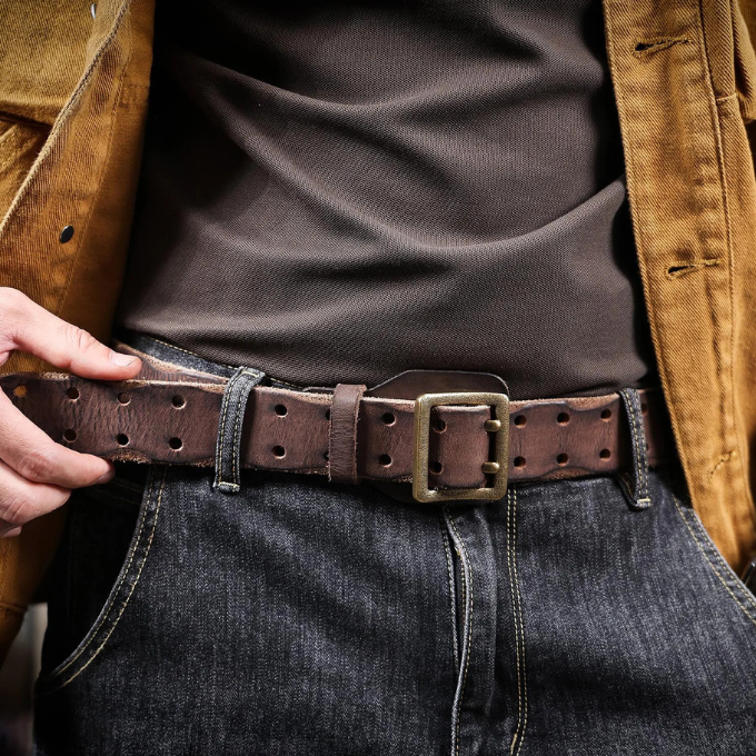 Oldtown Italian Leather Belt for Men