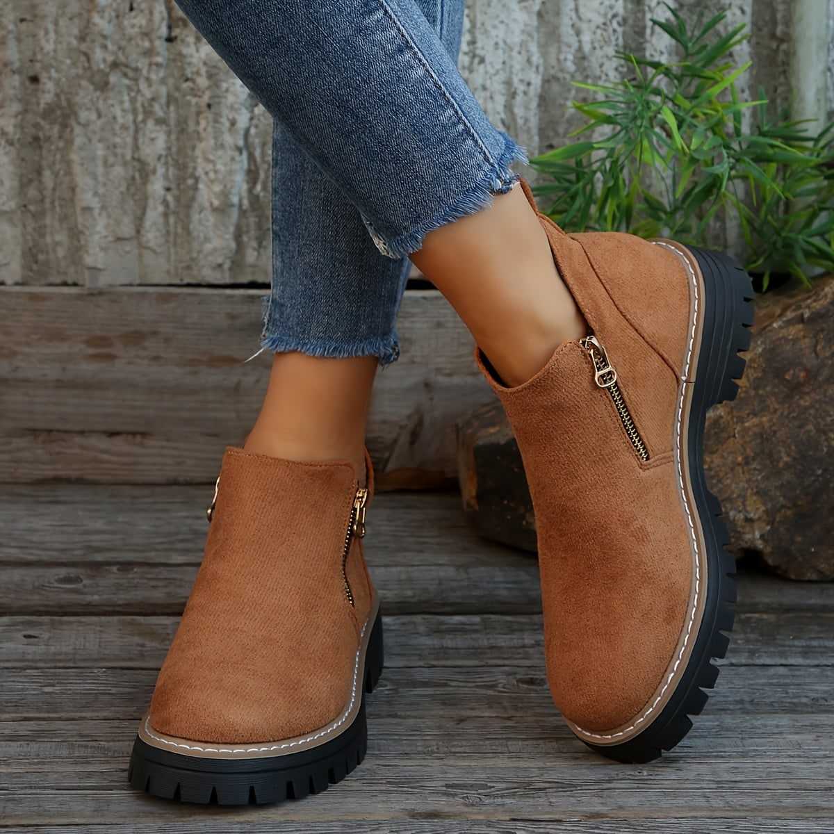 Orthopedic Boots - Brown