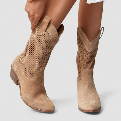 Orthopedic Western Boots - Brown