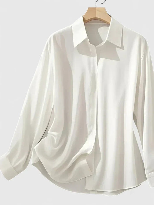 Oversized Button-Down Shirt for Women