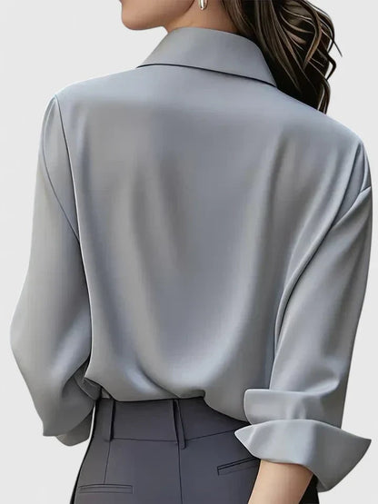 Oversized Button-Down Shirt for Women