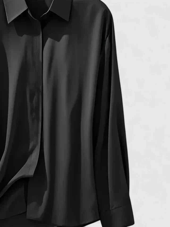 Oversized Button-Down Shirt for Women