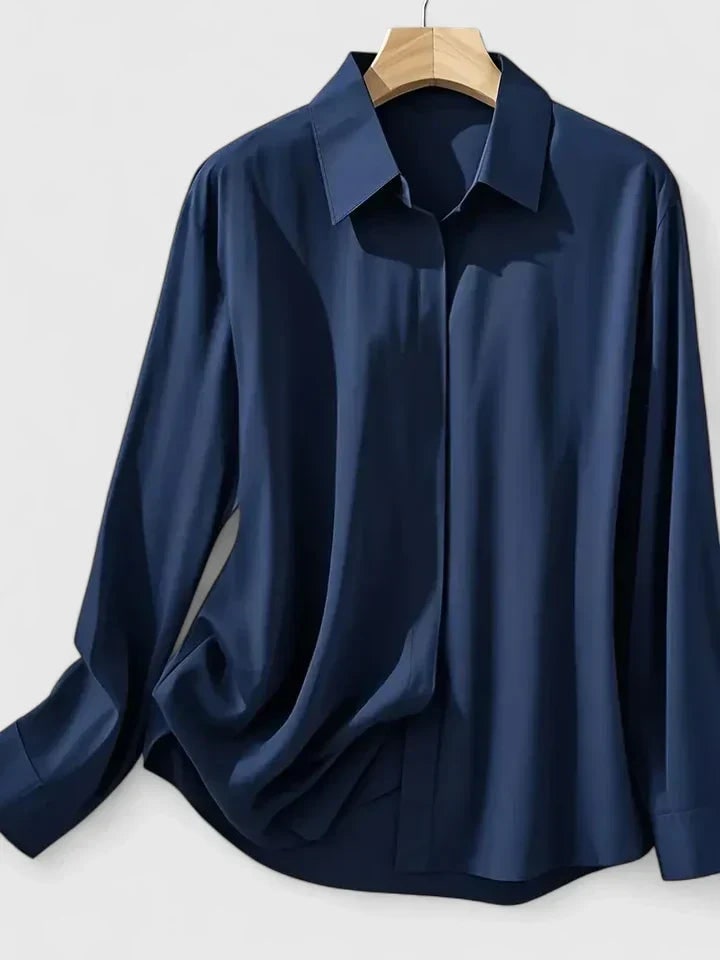 Oversized Button-Down Shirt for Women