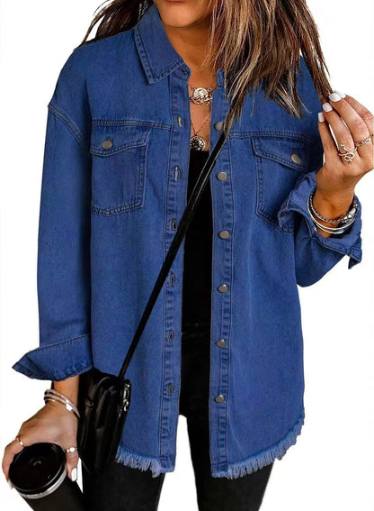 Oversized Coat - Dark Blue