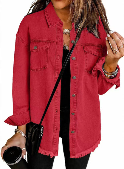 Oversized Coat - Red