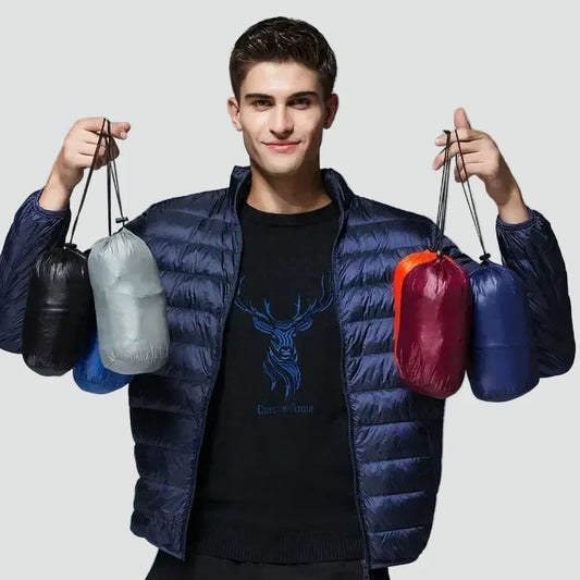 Packable Puffer Jacket with Stow Pocket