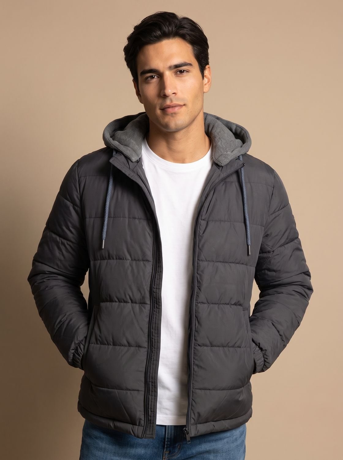 Quilted Hooded Puffer Jacket
