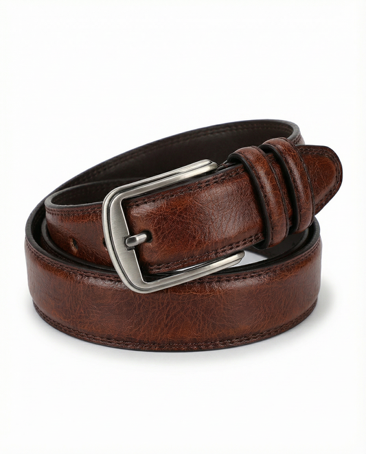 Red Oak Belt for Men - Dark Brown