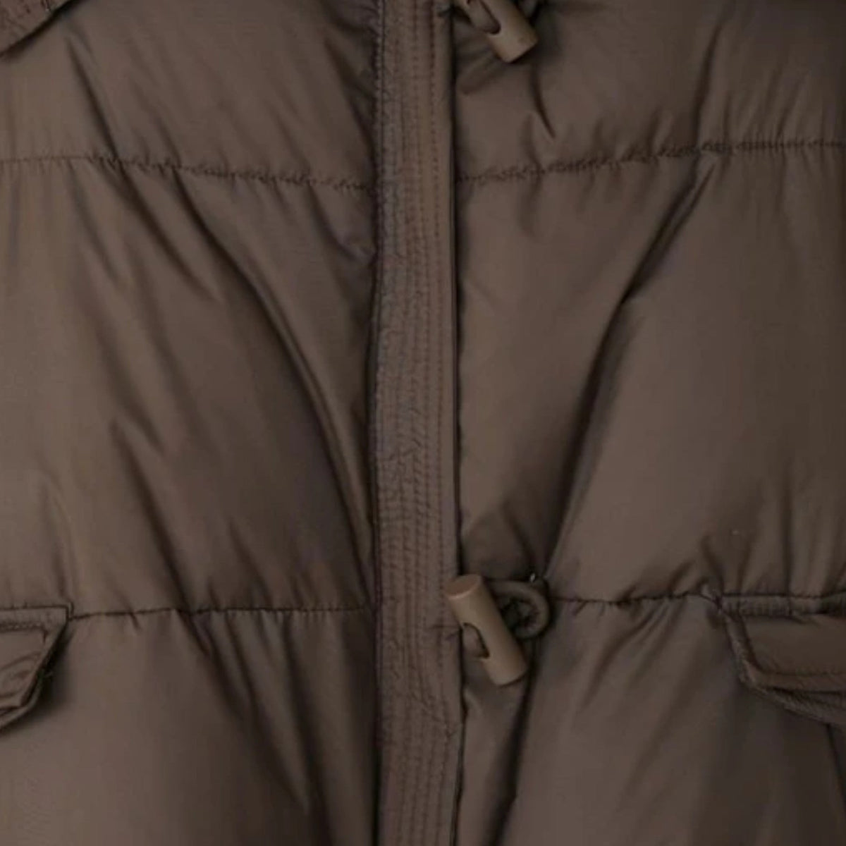 Relaxed Wrap Composed Puffer Jacket