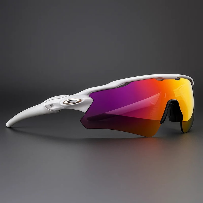 SolarTracer Polarized Shades for Men - Sunset White