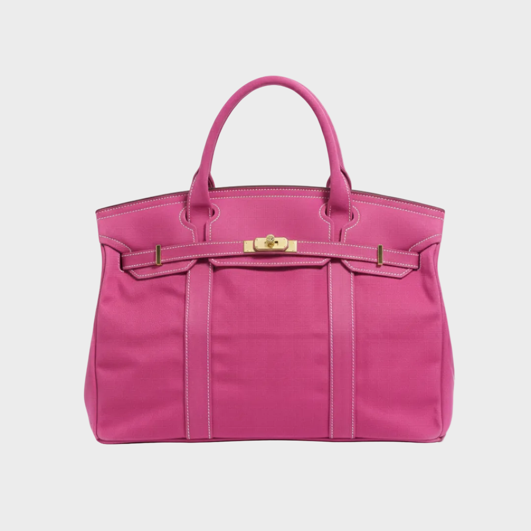 Structured Canvas Tote Bag