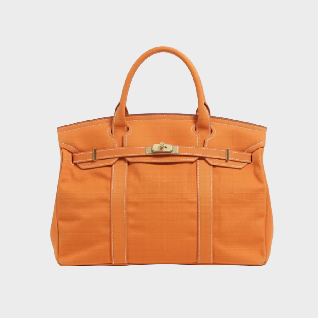 Structured Canvas Tote Bag