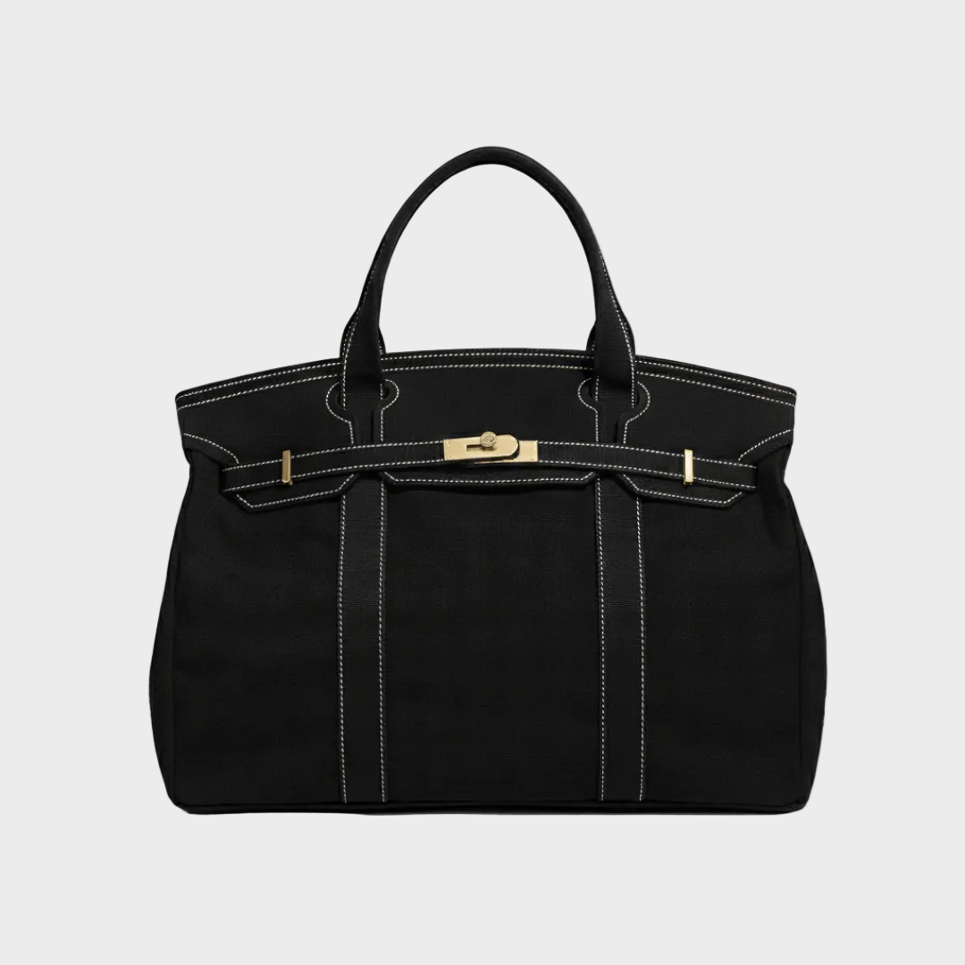 Structured Canvas Tote Bag
