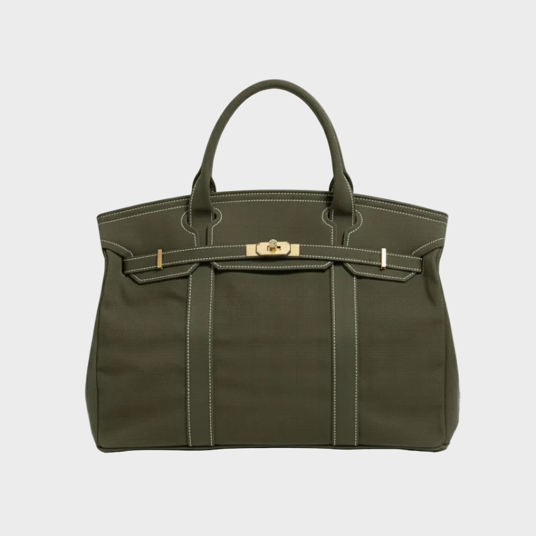 Structured Canvas Tote Bag