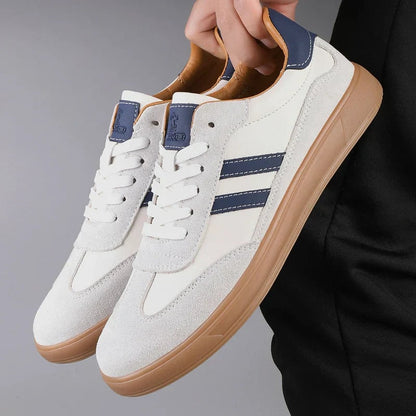 Suede Trainers for Men - Beige