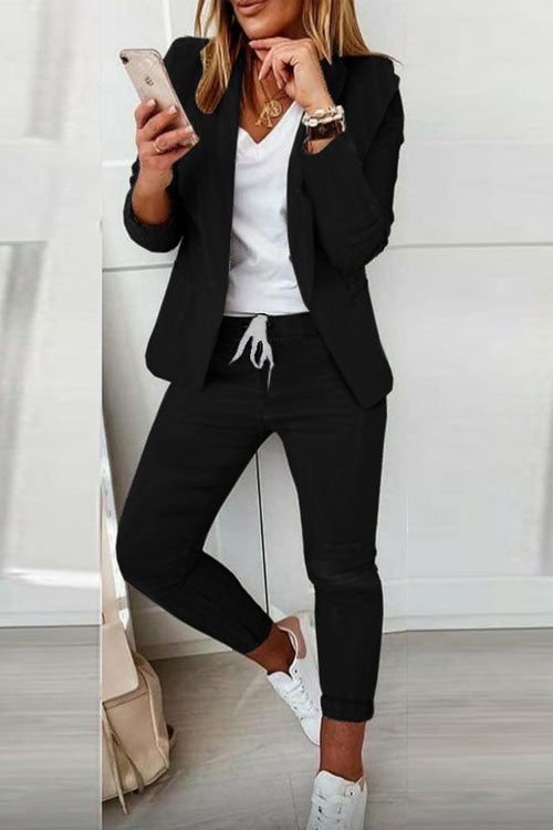 Suit Set for Women - Black