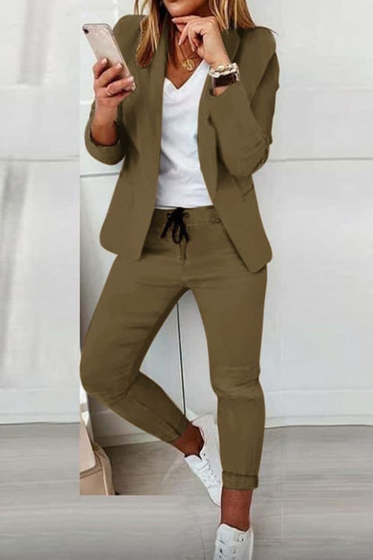Suit Set for Women - Brown