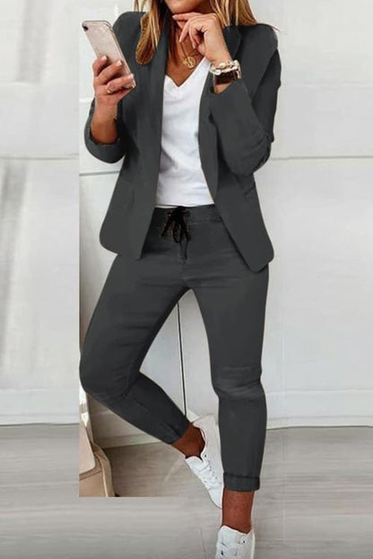 Suit Set for Women - Dark Grey