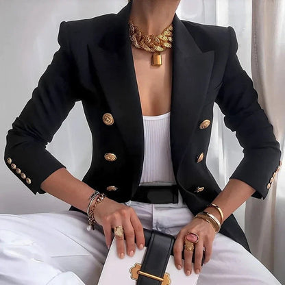 Tailored Blazer for Women - Black