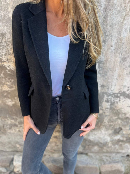 Tailored Blazer for Women - Black