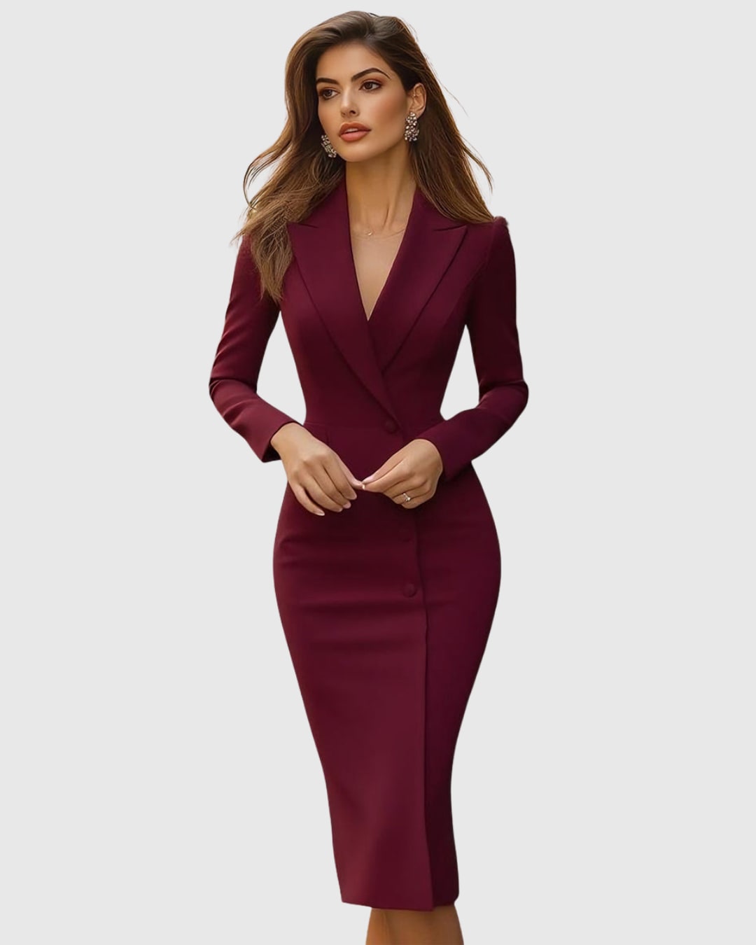Tailored Midi Dress