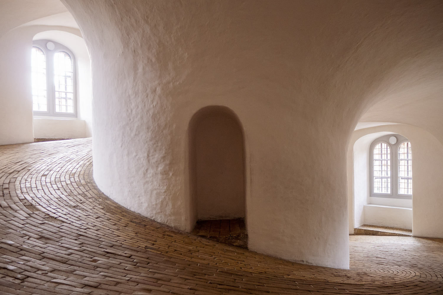 Terracotta tile in Round-tower in Copenhagen