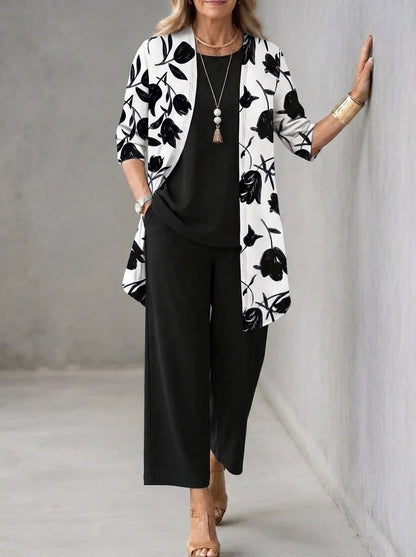 Three-Piece Set for Women - Black