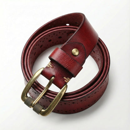 Timberline Belt for Men - Maroon