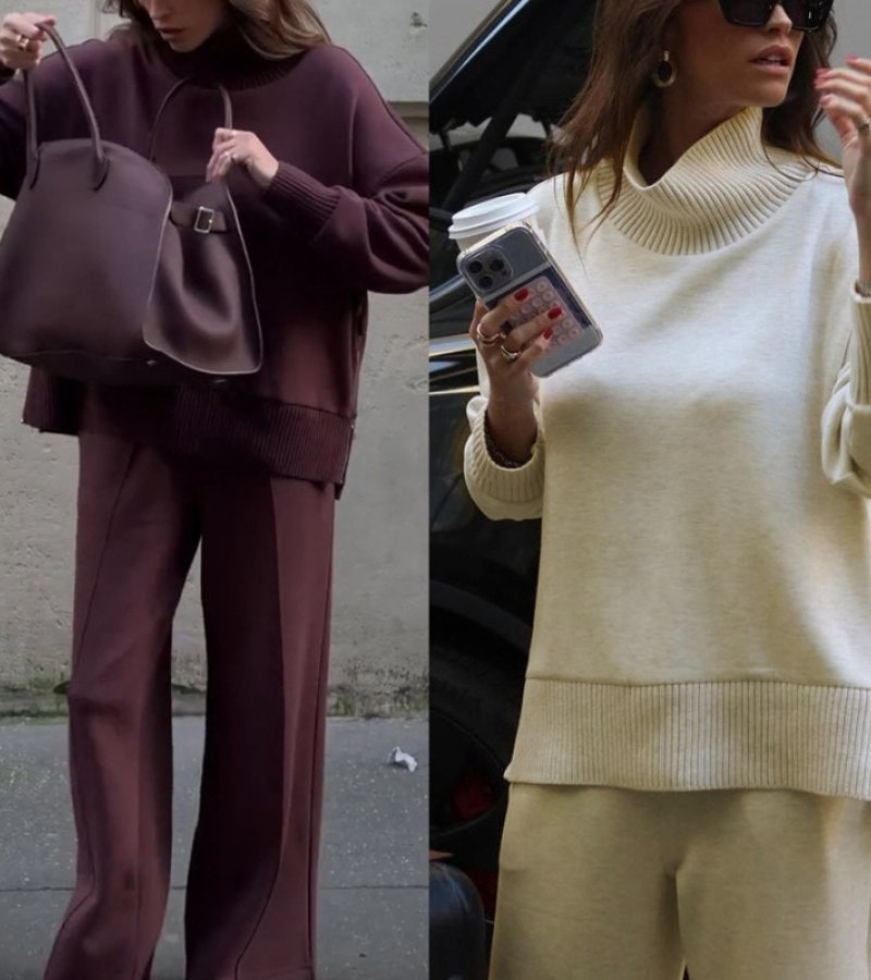 Two-Piece Knit Set for Women