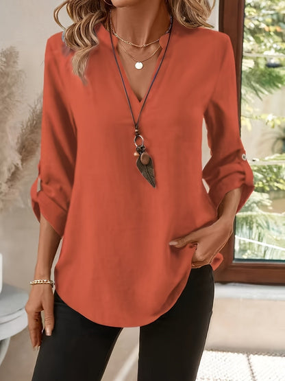 V-Neck Blouse for Women