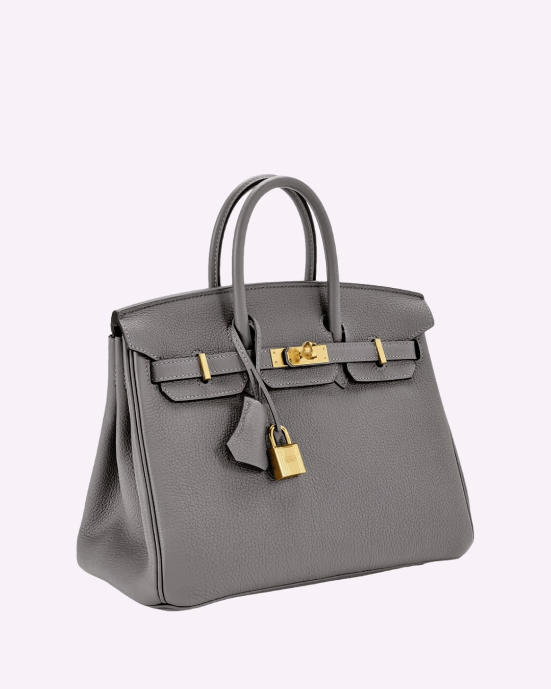 Vegan Suede Shopper for Women - Gray