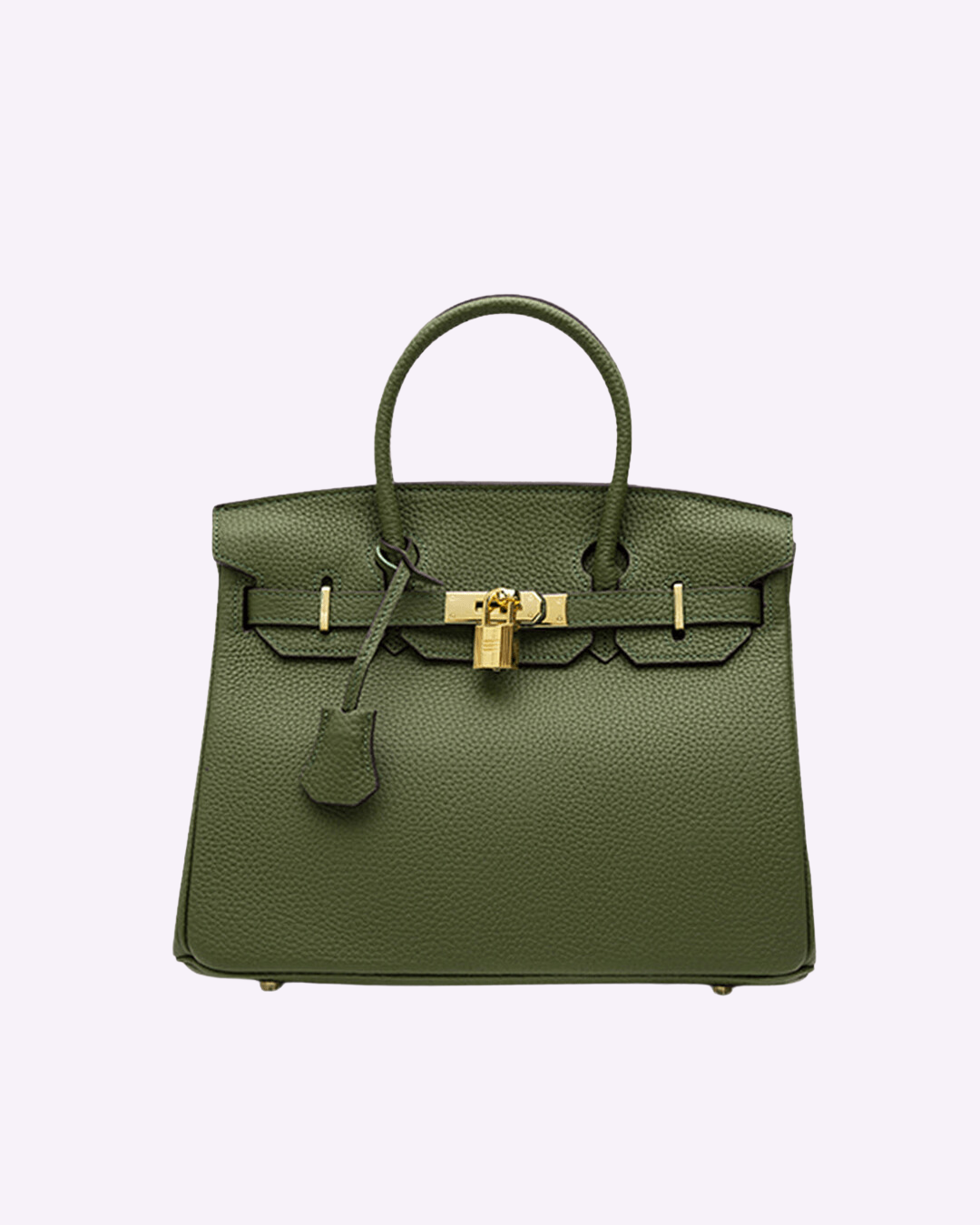 Vegan Suede Shopper for Women - Olive Green