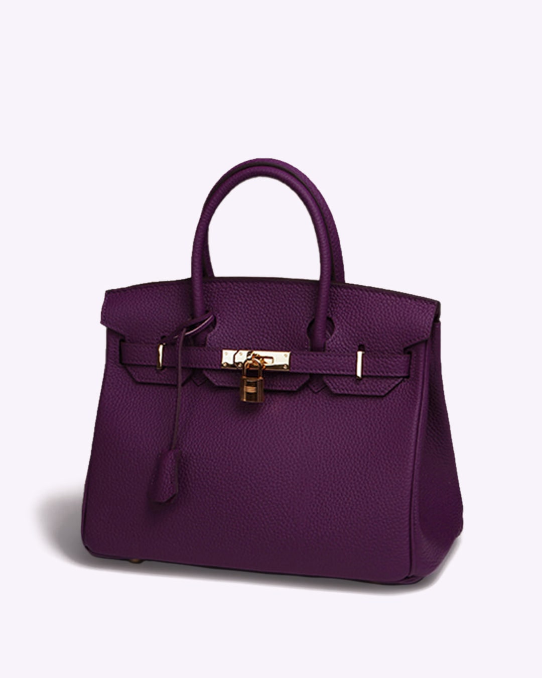 Vegan Suede Shopper for Women - Purple