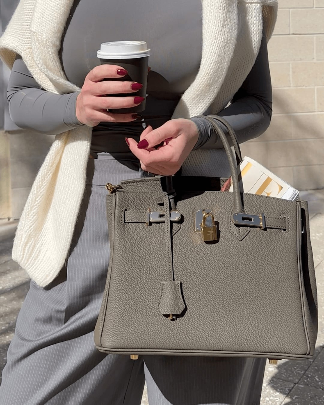 Vegan Suede Shopper for Women