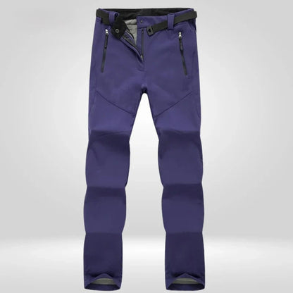 Waterproof Windproof Outdoor Pants for Women - Dark Purple