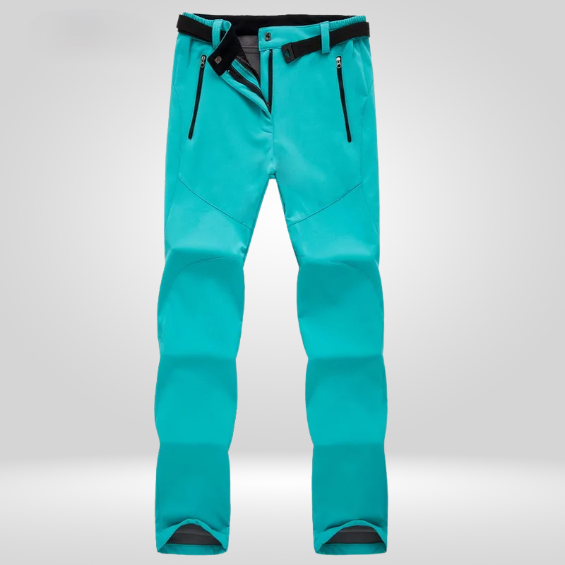 Waterproof Windproof Outdoor Pants for Women - Light Blue
