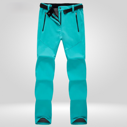 Waterproof Windproof Outdoor Pants for Women - Light Blue