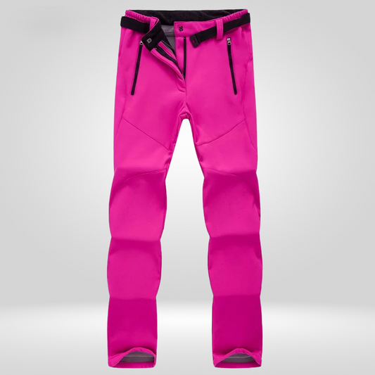 Waterproof Windproof Outdoor Pants for Women - Pink
