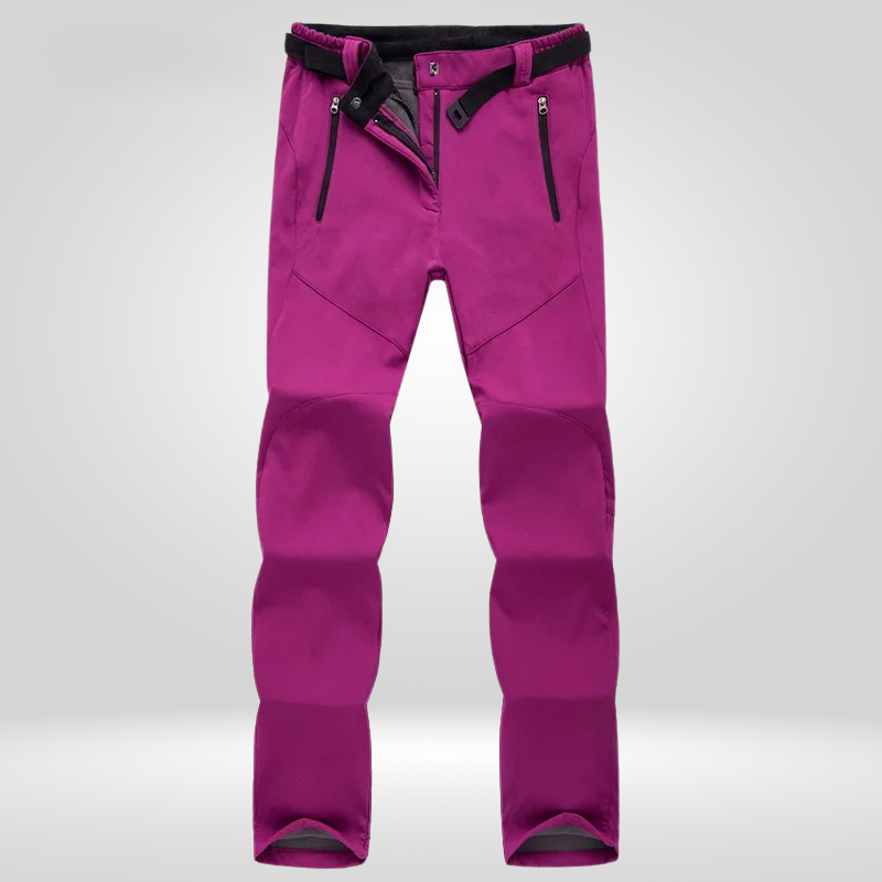 Waterproof Windproof Outdoor Pants for Women - Purple