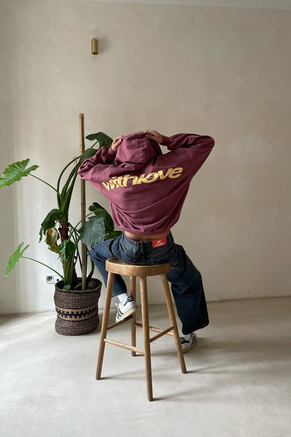 "With Love" Cozy Hoodie for Women