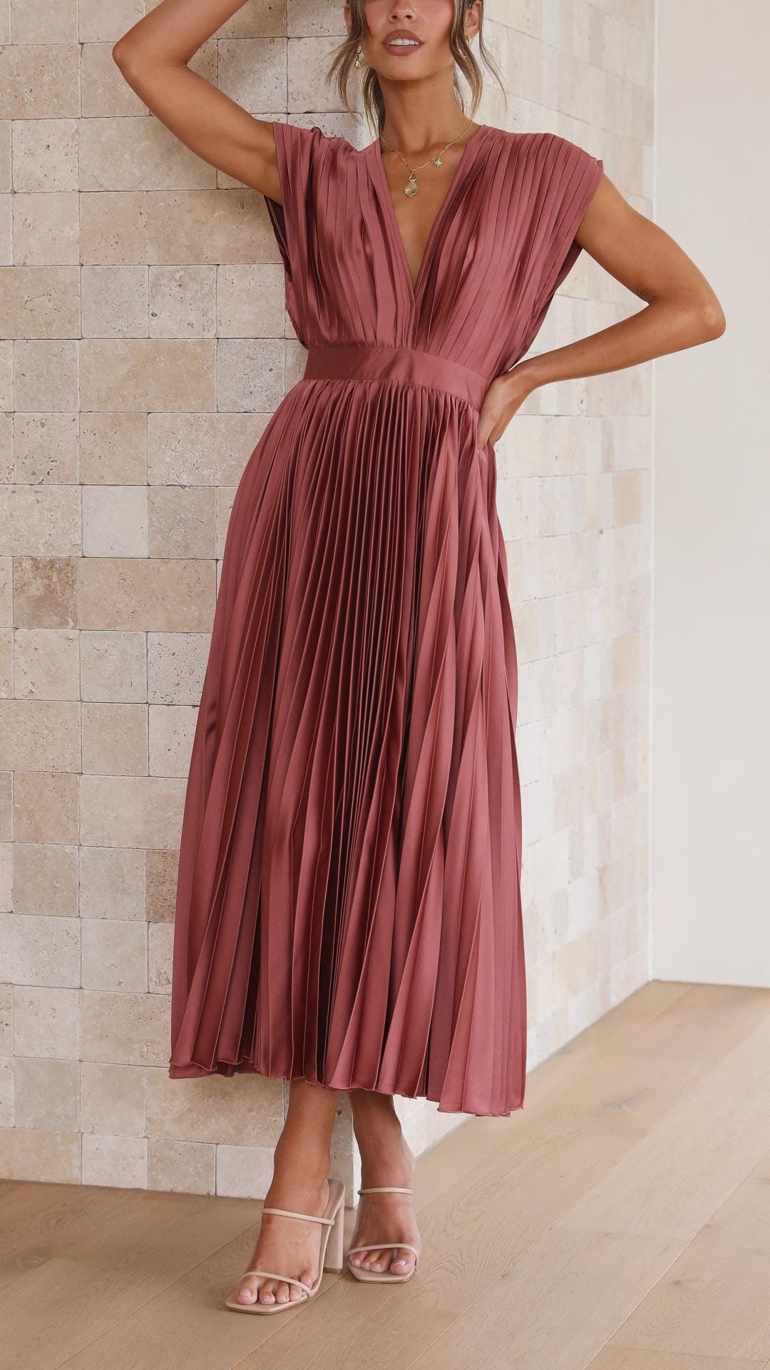 Women's Woven Maxi Dress