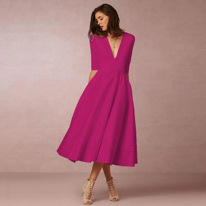 Women's Woven Midi Dress