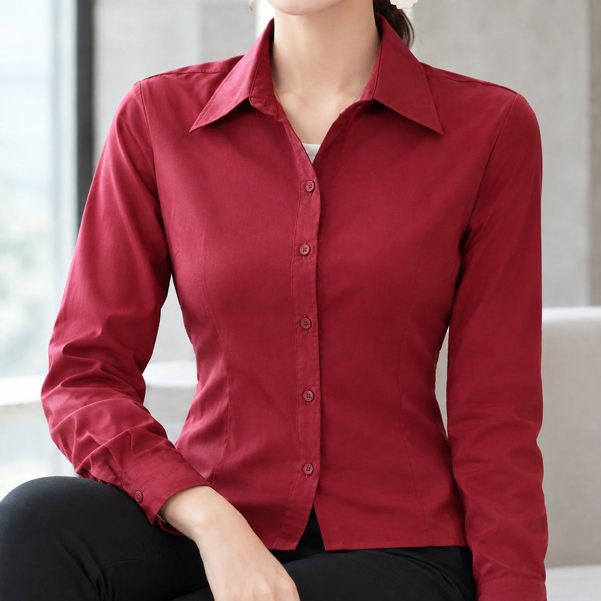 Yolande-Hope Slim Fit Shirt for Women